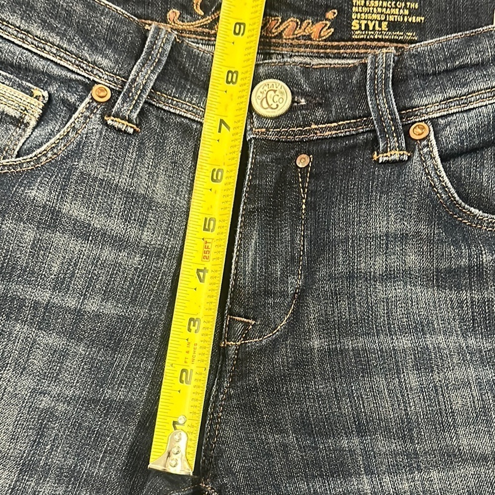 411.  Mavi Women's Boot Cut Jeans - Dark Blue - Picture 7 of 12